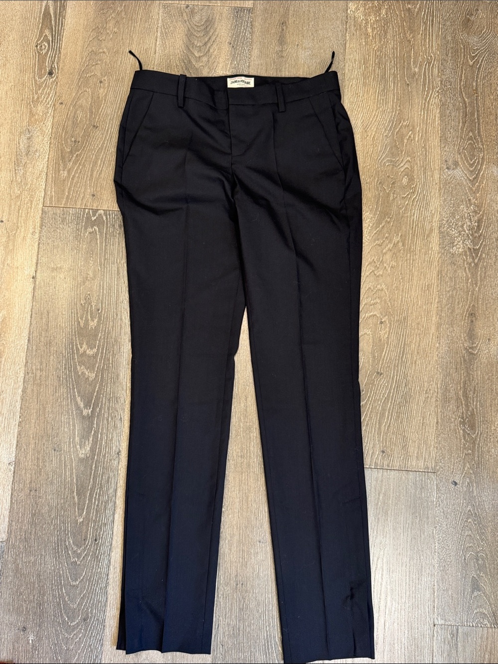 Zadig & Voltaire Black Tailored Women's Dress Pants French sz 40 US  8 AS0835